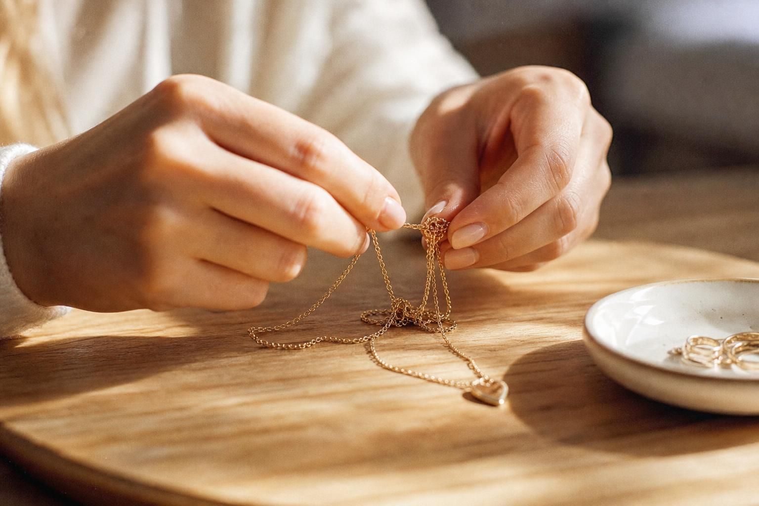 découvrez des astuces simples et efficaces pour démêler un collier facilement sans l'abîmer. protégez vos bijoux et retrouvez leur éclat en un rien de temps !