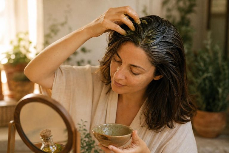 découvrez des méthodes naturelles efficaces pour ralentir l'apparition des cheveux blancs et préserver la couleur de vos cheveux plus longtemps.
